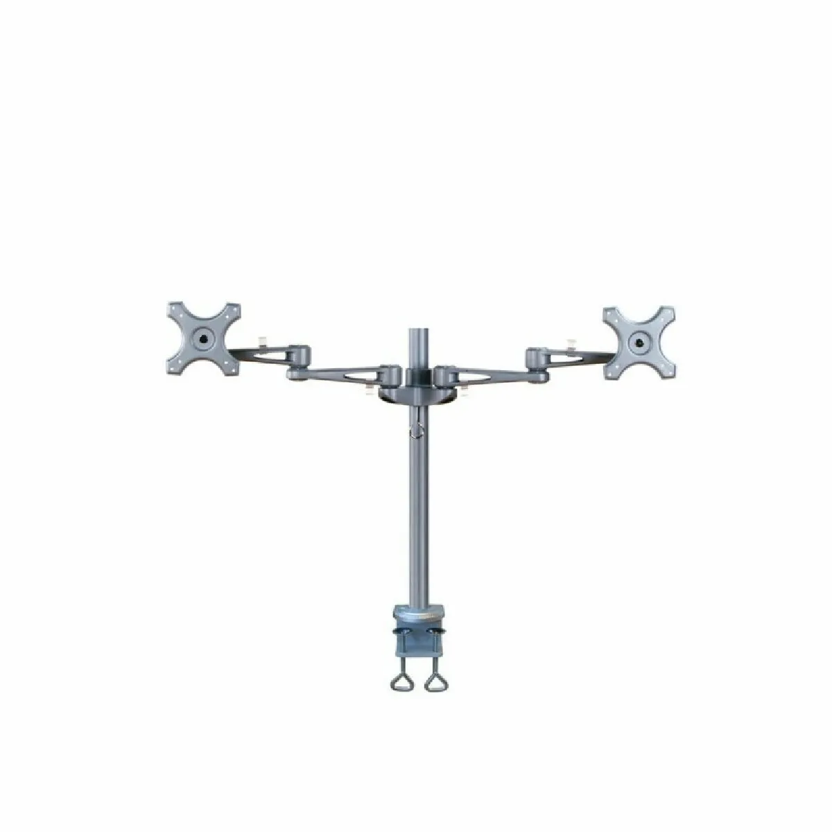 Neomounts Argent Support De Table Pour Écran Fpma-D935d 25,4 Cm (10) - 68,6 Cm (27) Réglable En Hauteur, Inclinable, Mobile, Rotatif - Image 2