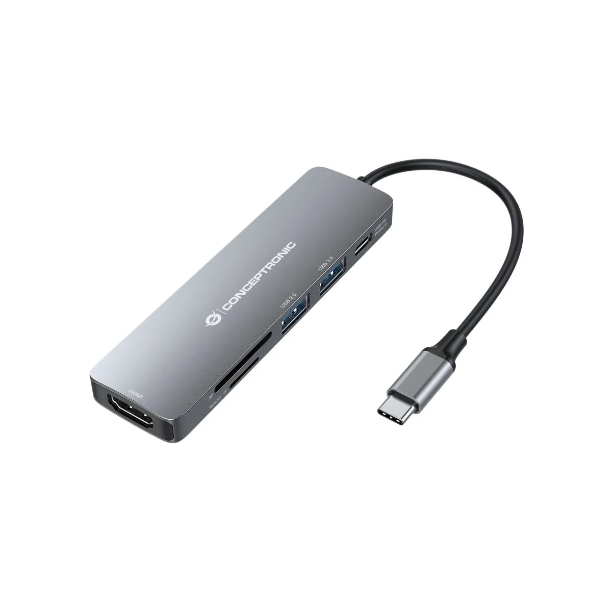 Conceptronic Gris Station D'accueil Usb-C