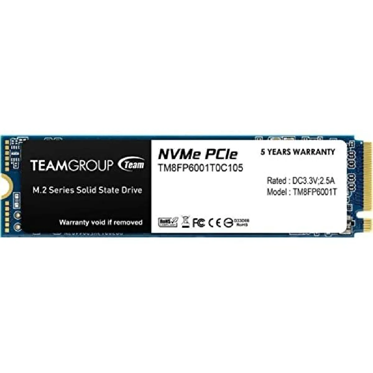 TeamGroup MP33 TM8FP6001T0C101 NVMe M.2 multicolour