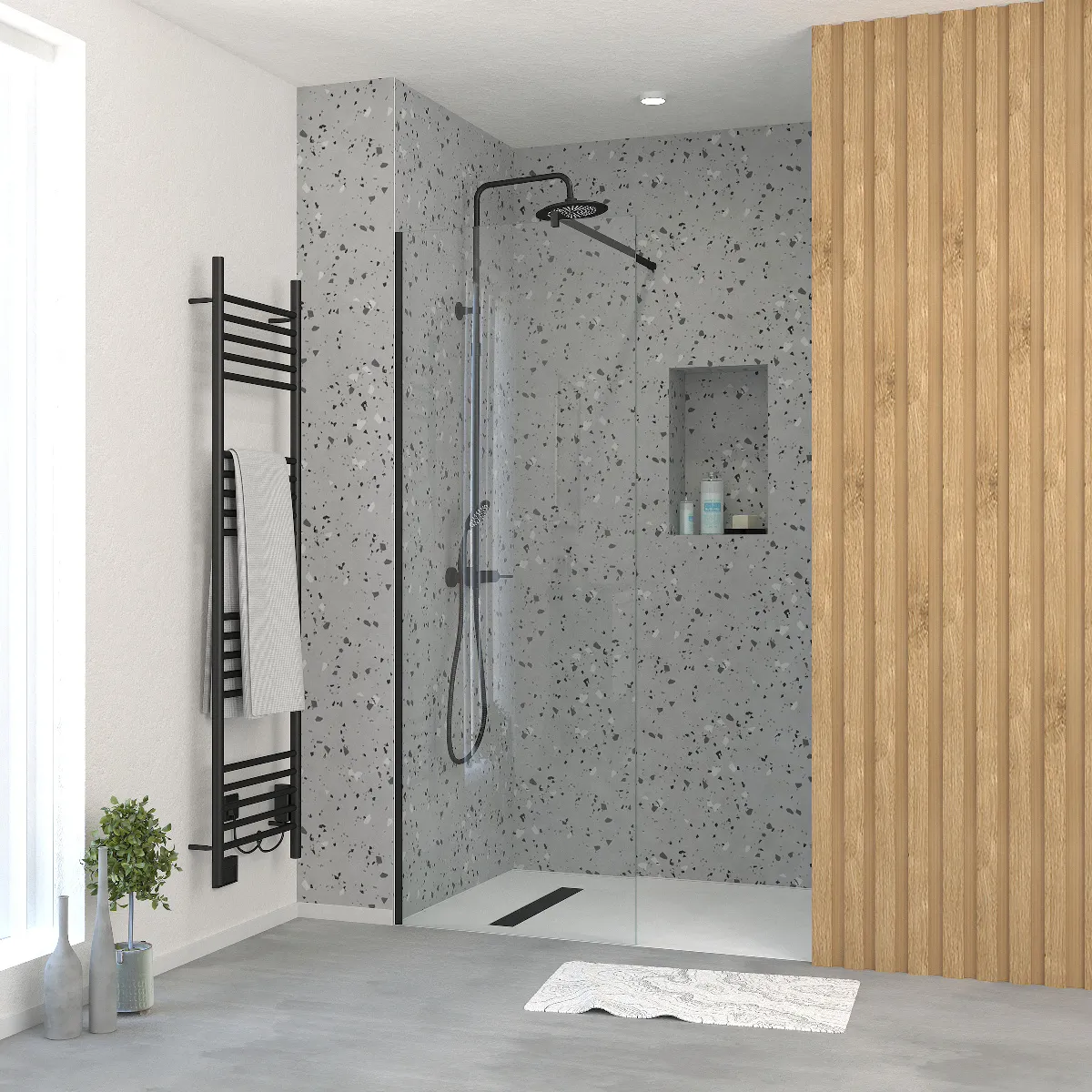 Aurlane Paroi de douche 50 60 70 cm - vue 8