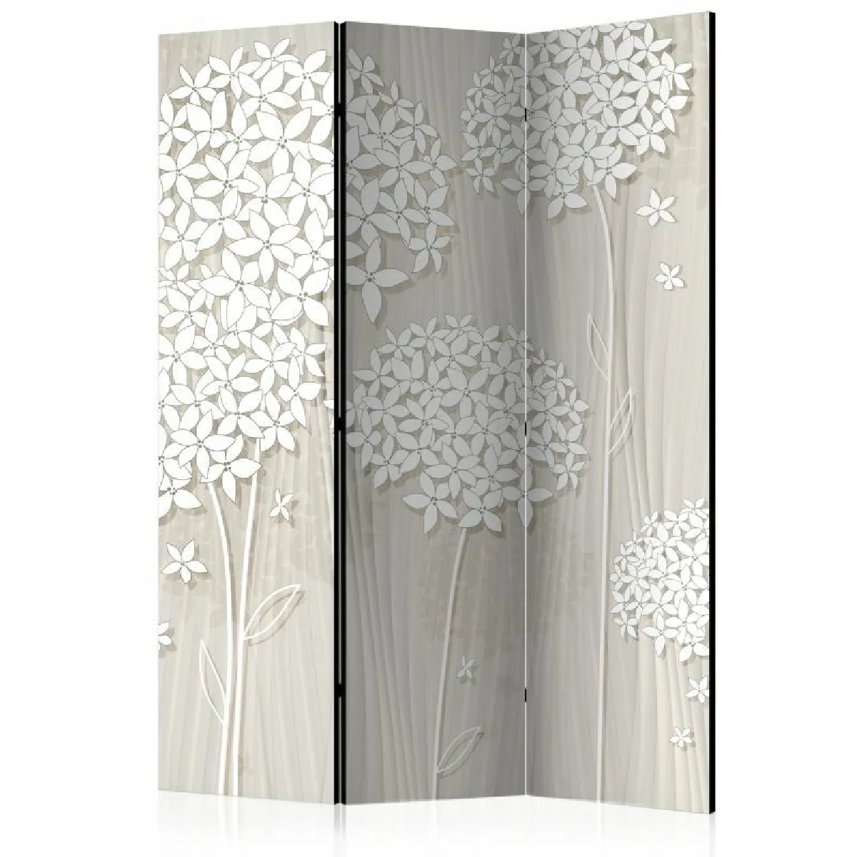 Paravent 3 volets - Creamy Daintiness [Room Dividers] 135x172