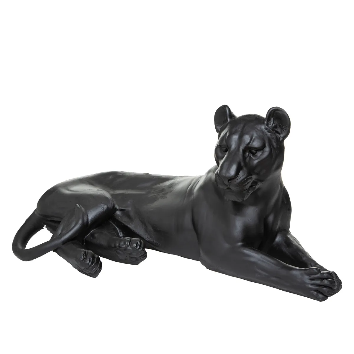 Atmosphera Noir Statue En Résine Léopard 80 Cm - Image 2