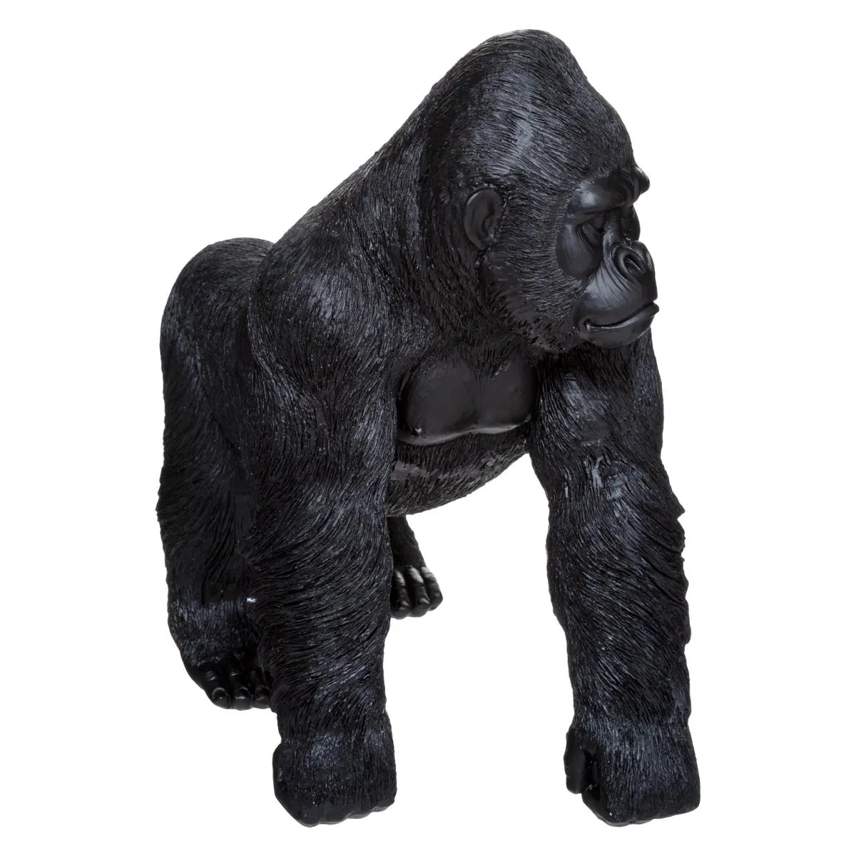 Atmosphera Noir Statuette Gorille Résine