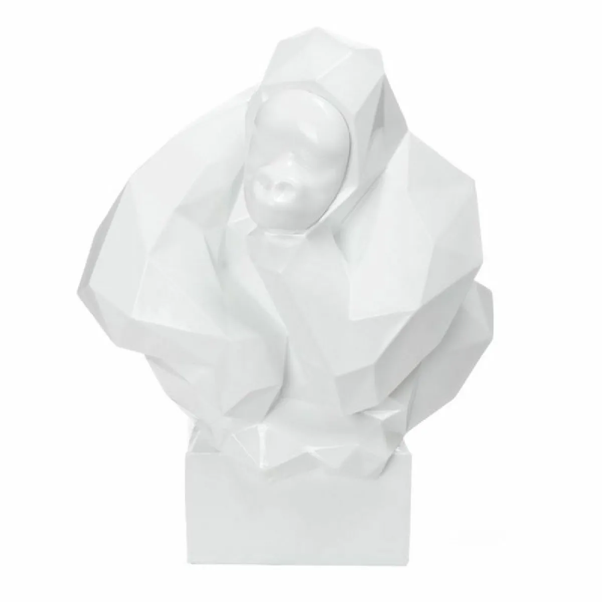 Paris Prix Blanc Statuette Gorille Résine