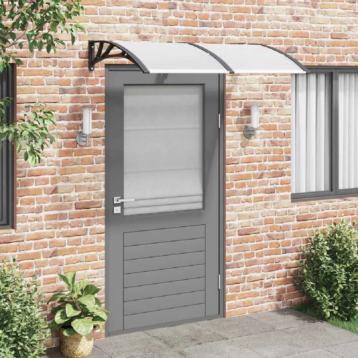 VidaXL Auvent de porte 150 x 100 cm - vue 2