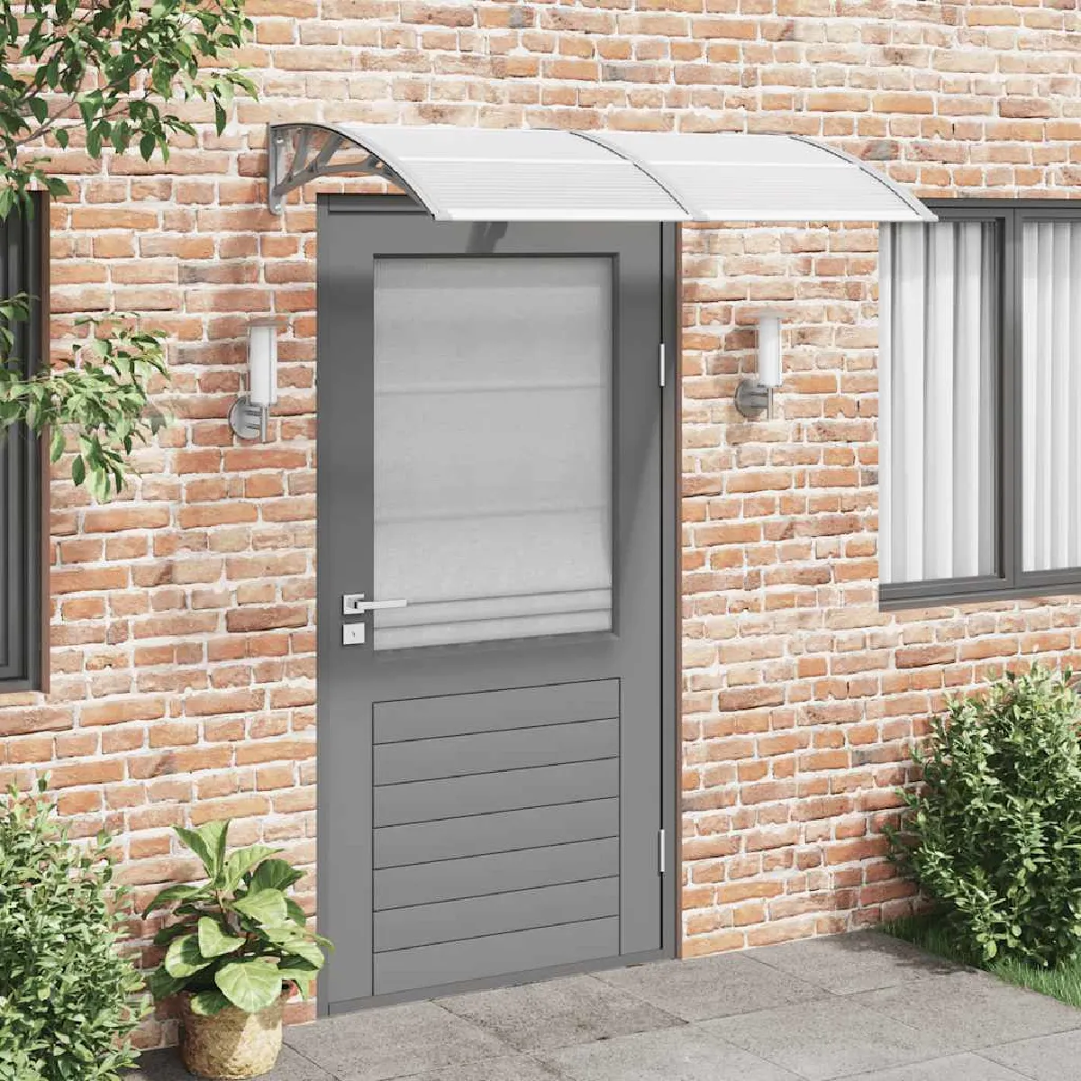 vidaXL Auvent de porte 150x75 cm - vue 3