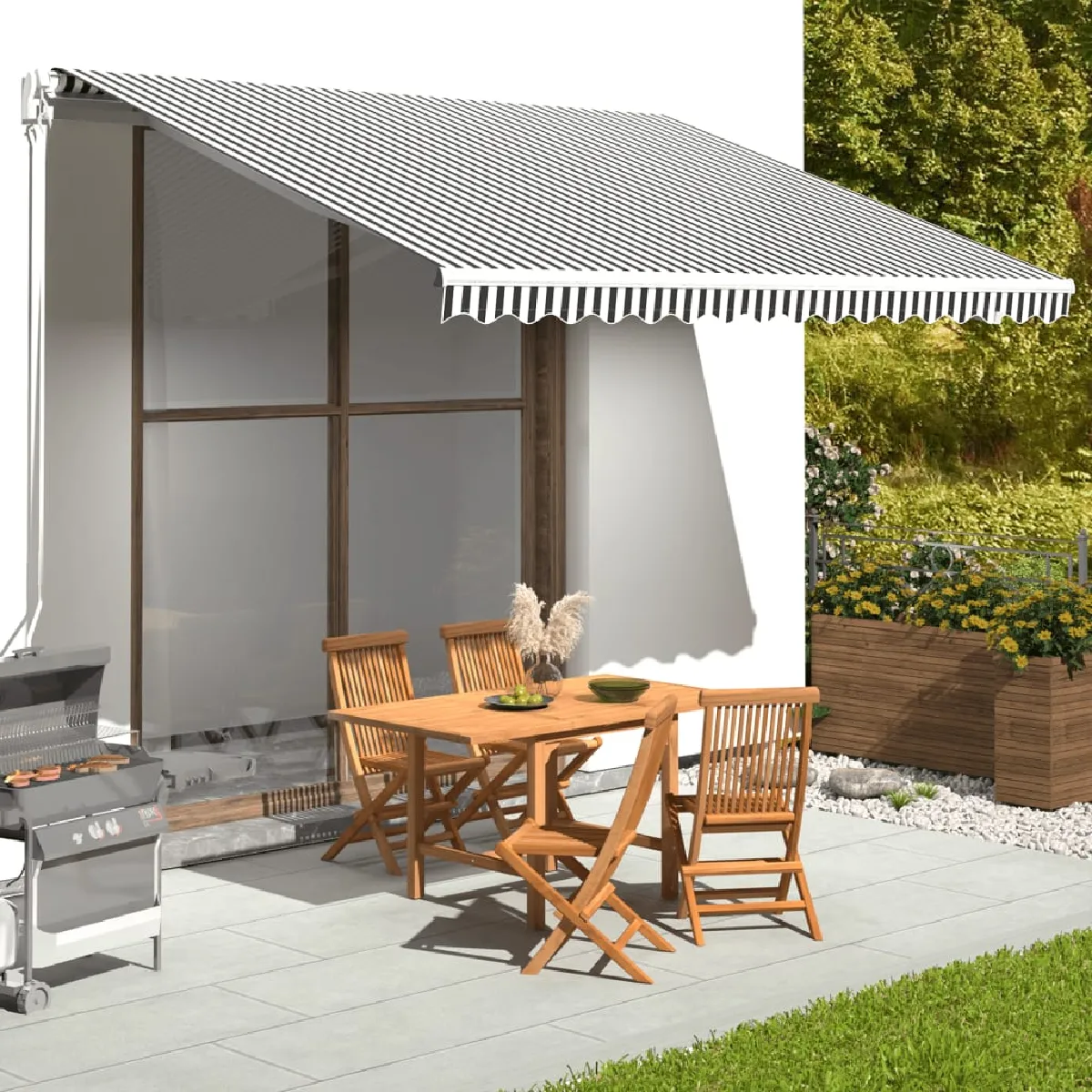 vidaXL Tissu de remplacement pour auvent 4 x 3 et - vue 2