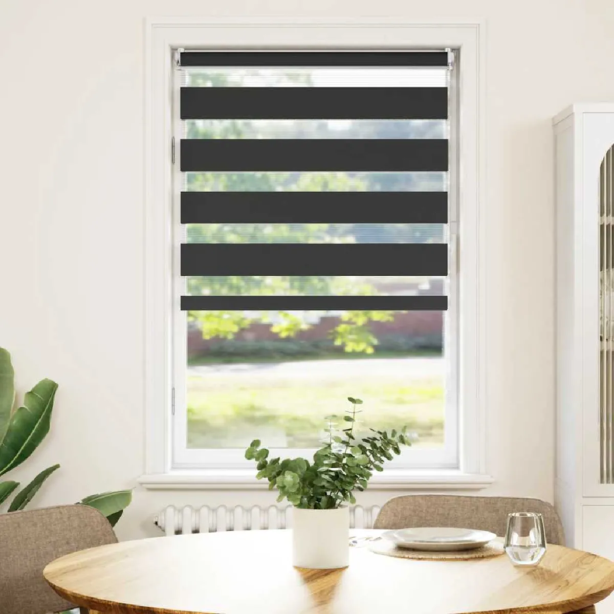 VIDAXL Store enrouleur tamisant 50 x 100 cm - Noir
