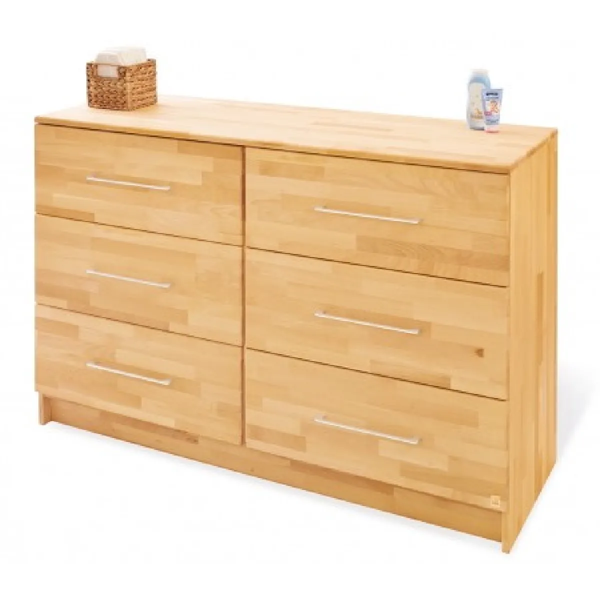 Pinolino Ensemble lit enfant et commode Natura, extra large
