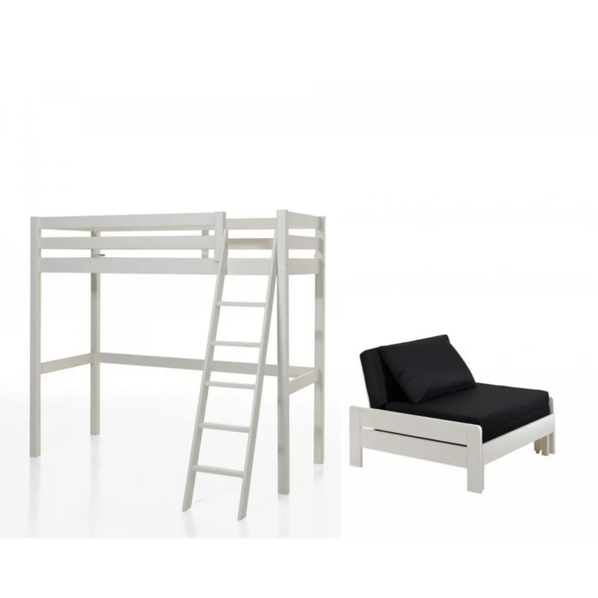 MES PINO 90x200 cm - Fauteuil blanc