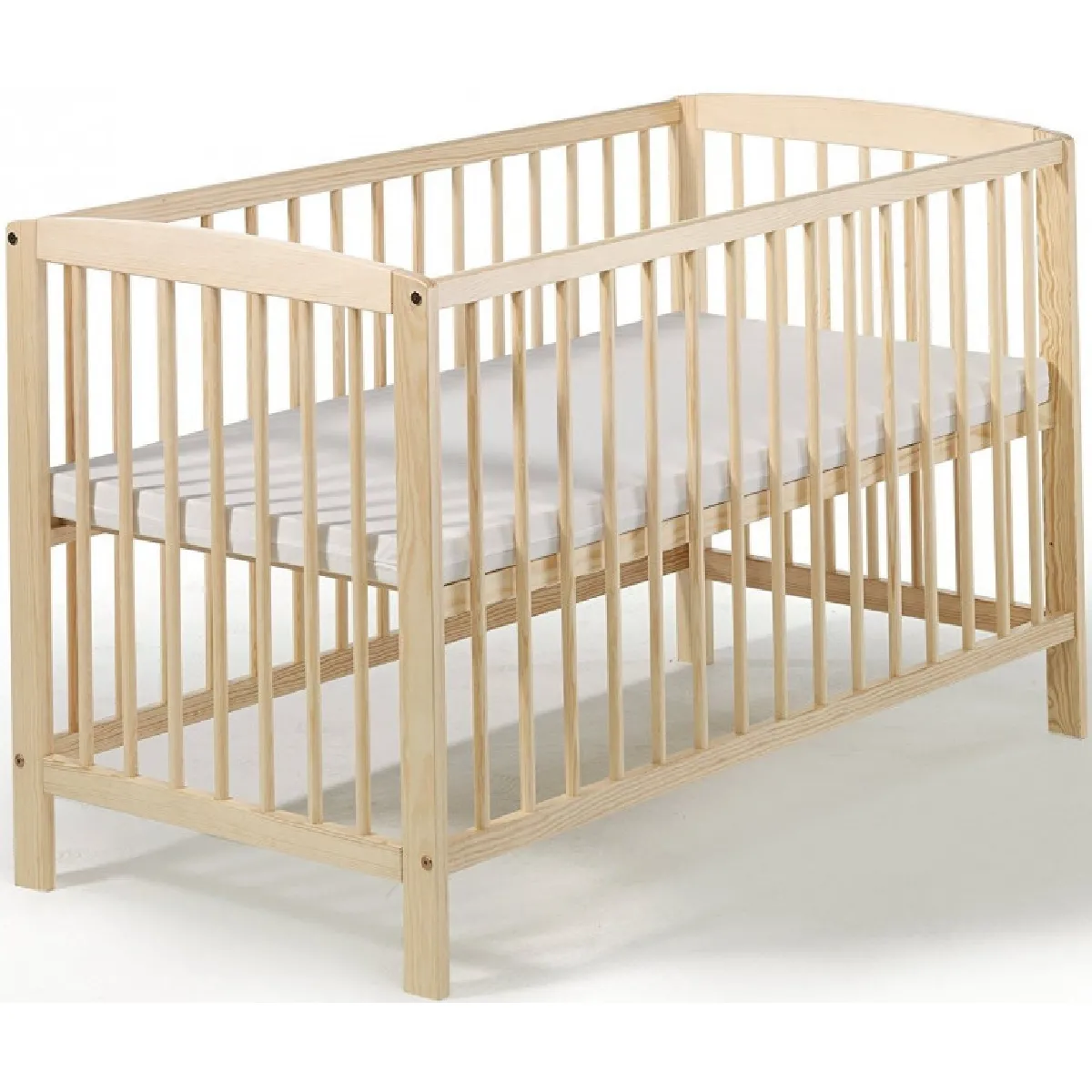 SCHARDT Lit b&eacute;b&eacute; felix 60x120 cm laqu&eacute; finition natuerlle 03 014 19 01