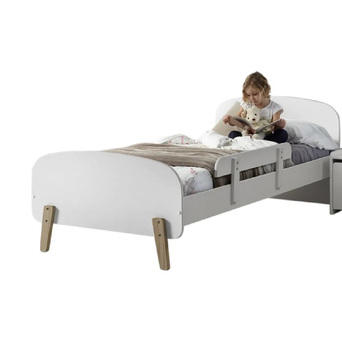 MES Lit KIDLY 90x200 cm - Blanc