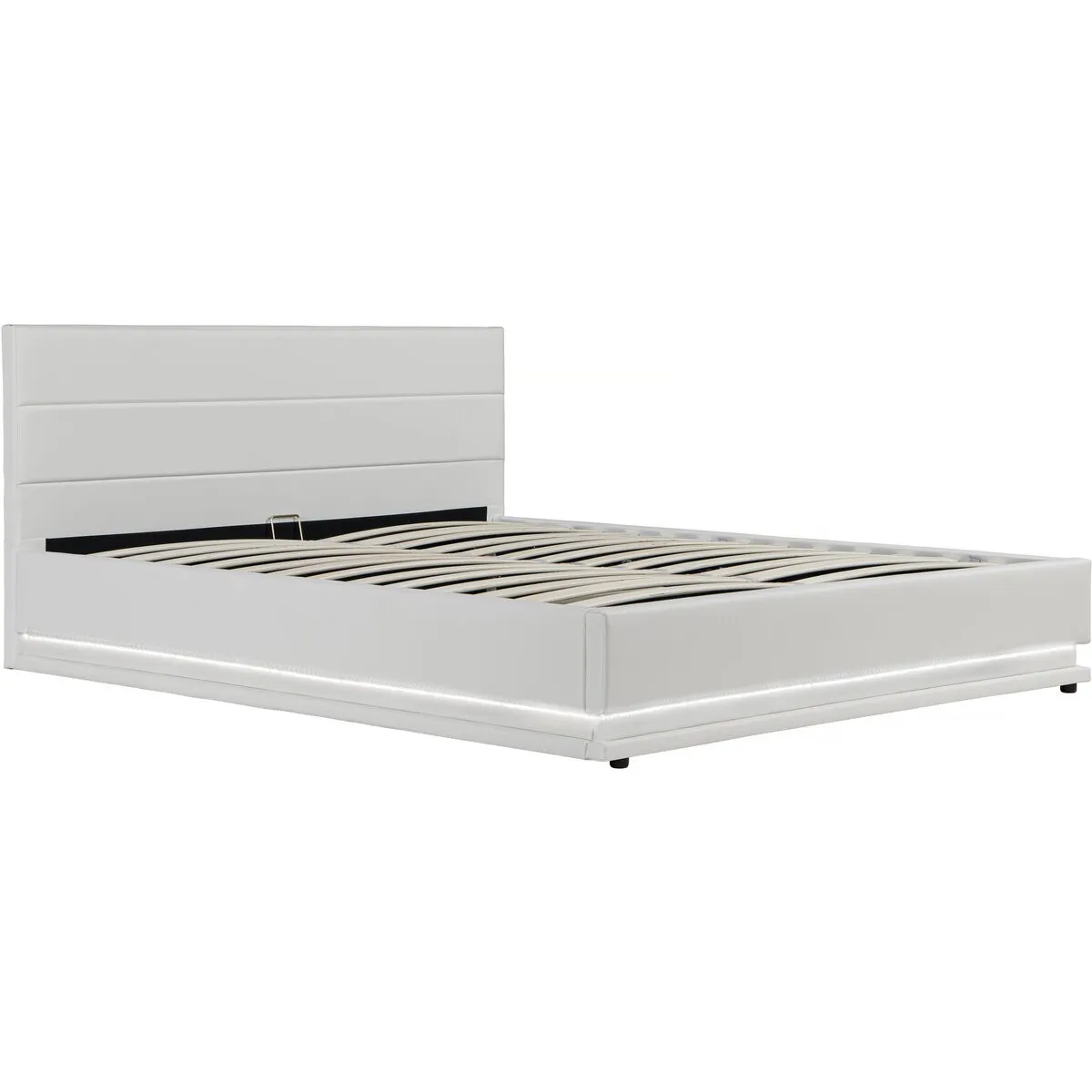 Lit LED avec coffre [ ]Anastasia[ ] - 180 x 200 cm - Blanc