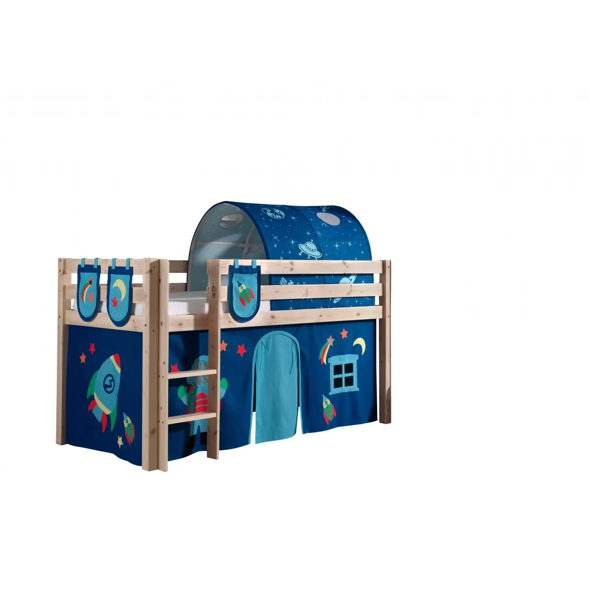 VIPACK PINO Lit compact Pin Massif Naturel + Accessoires VIPACK PINO Lit compact Pin Massif Naturel + Accessoires