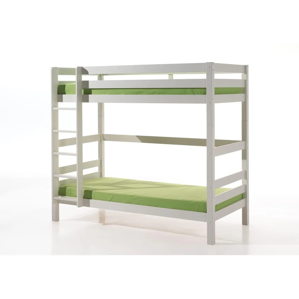 MES Lits superposés PINO 90x200 - Blanc