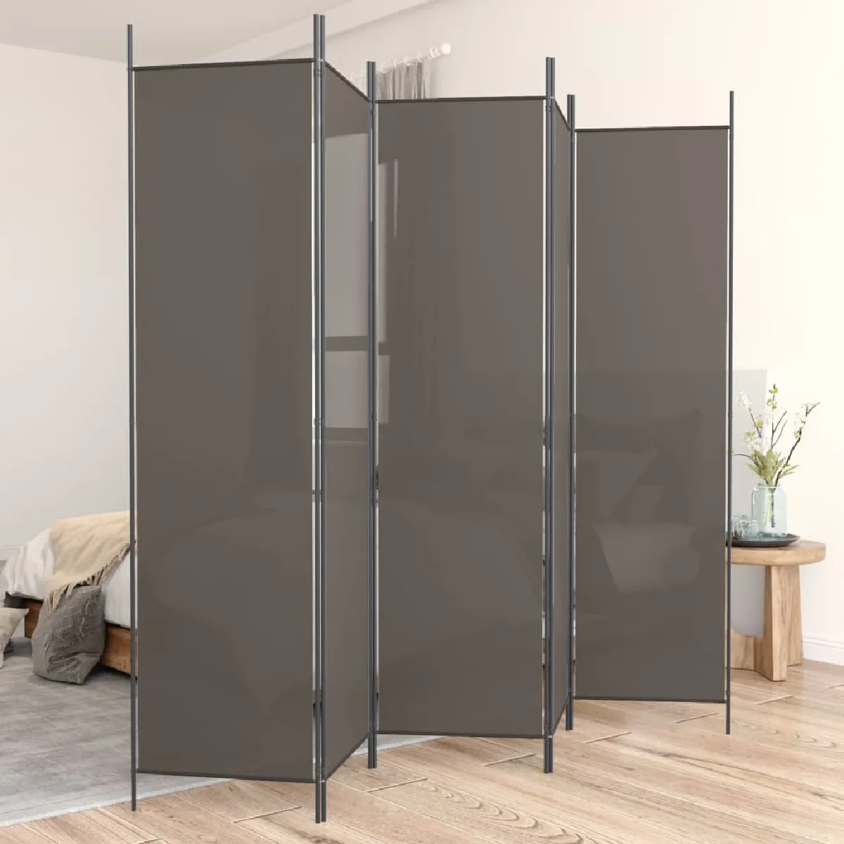vidaXL Cloison Anthracite