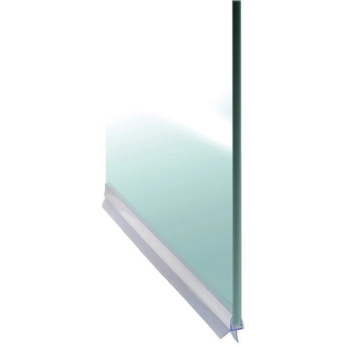 Geb Joint De Bas De Porte De Douche Double Lèvre - 1 M - Ø 58 Mm