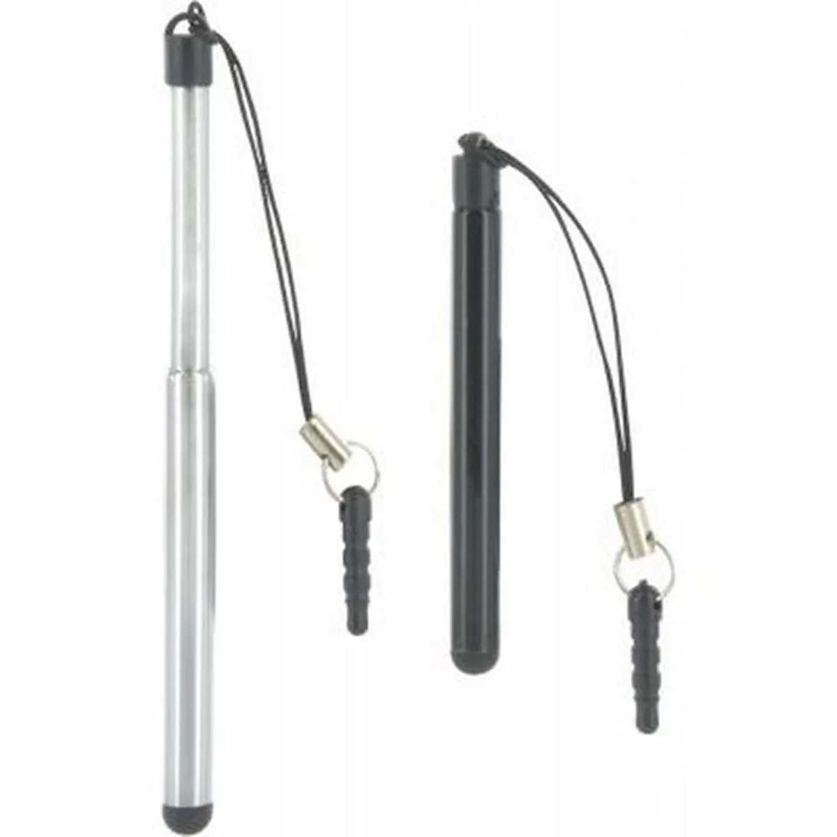 Bigben Noir Connected Pack 2 Stylets Télescopiques