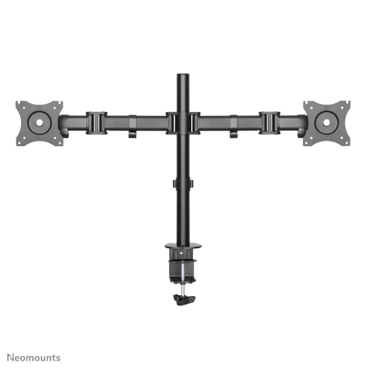 Newstar Noir Support De Bureau Pour 2 Écrans Plat De 10'' À 27''