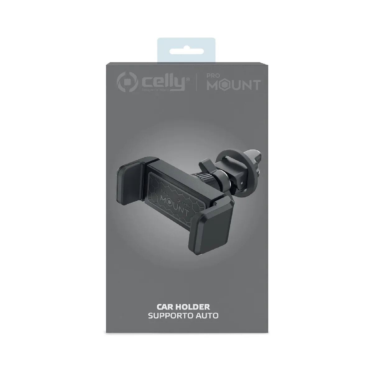 Celly Noir Support Téléphone Voiture Mountvent