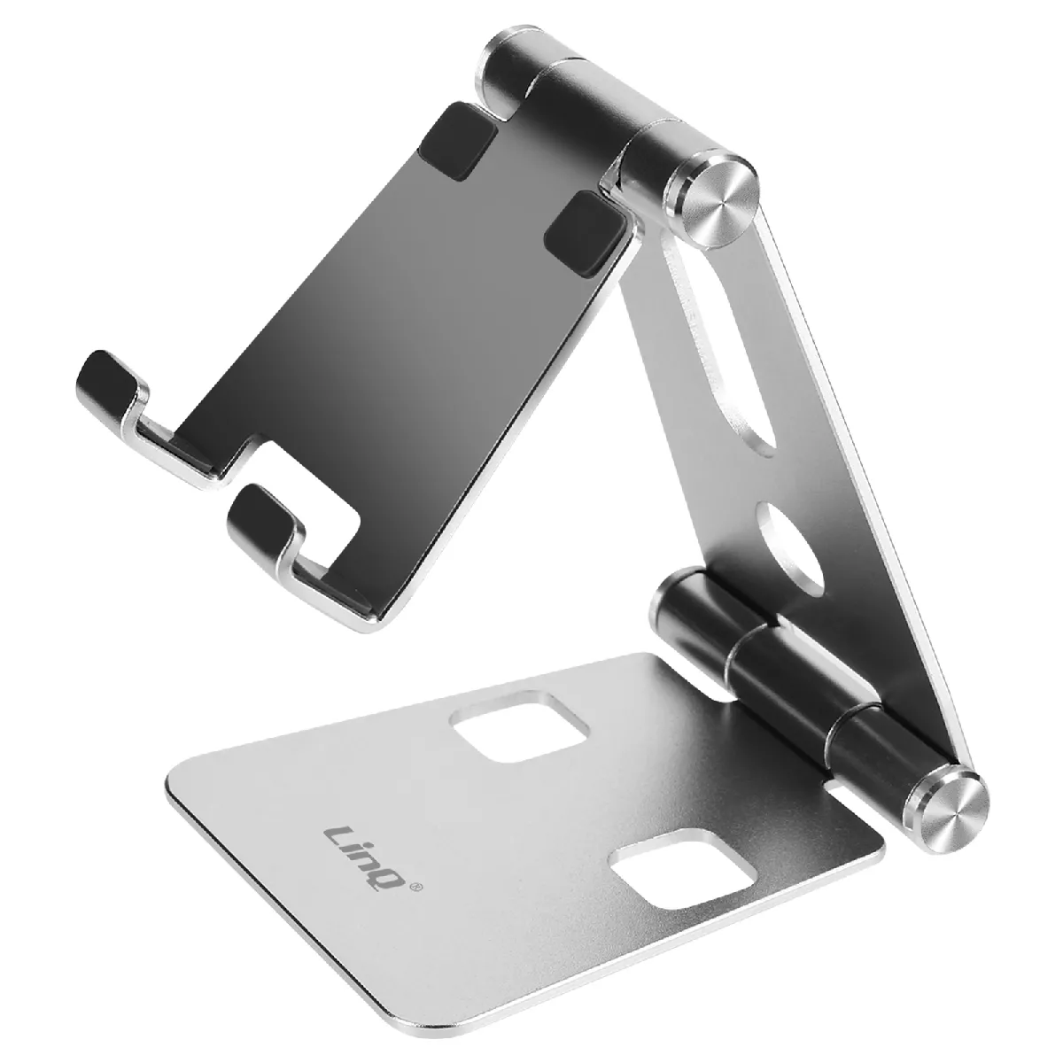 Linq Argent Mini Support Bureau Pliable Pour Smartphone,