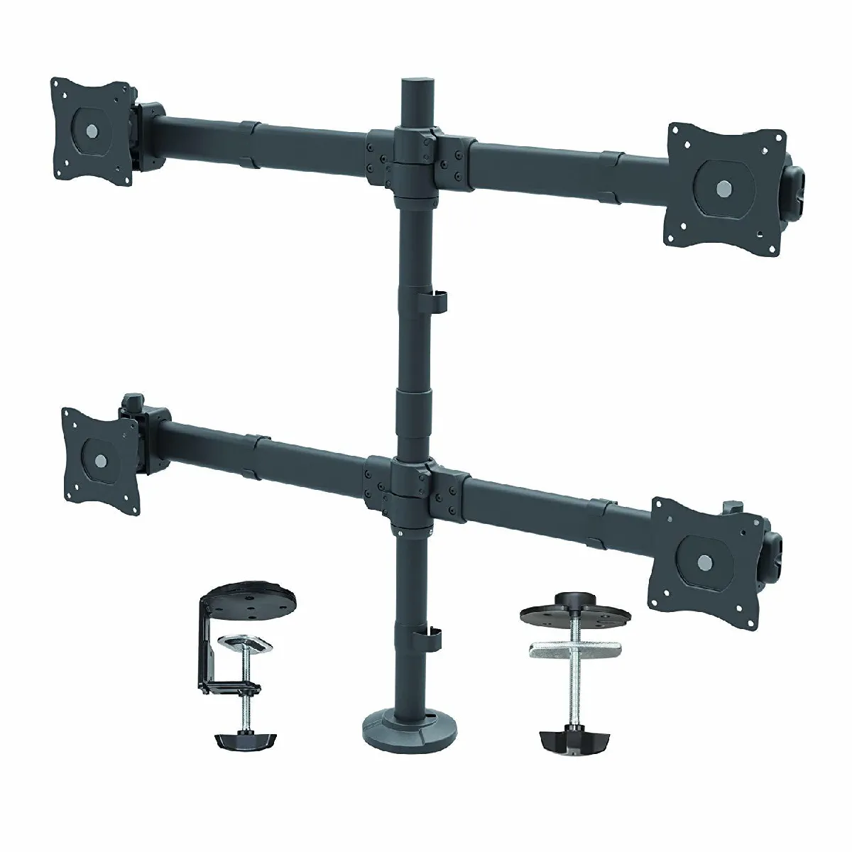 Startech.com Support De Bureau Pour 4 Écrans À Fixation Vesa Jusqu'à 27" Et 8 Kg - Bras D'écran Articulé En Acier Robuste - Bras Réglable - Image 3