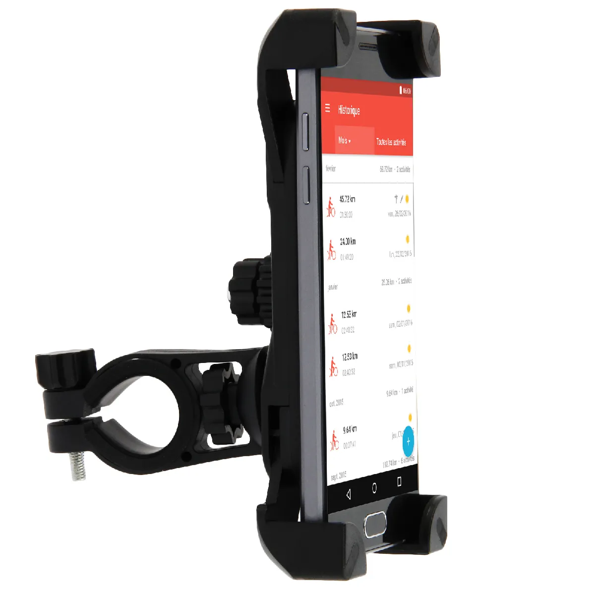 Avizar - Support Smartphone Vélo et VTT - Fixation Ajustable - Noir - Image 2