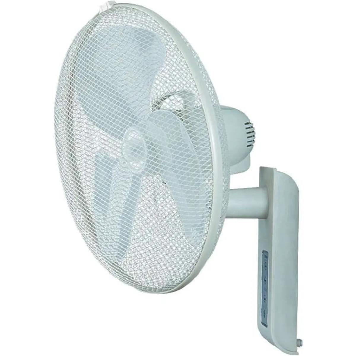 CASAFAN Boutica-Design Ventilateur mural Greyhound Gris Clair 50W -  -