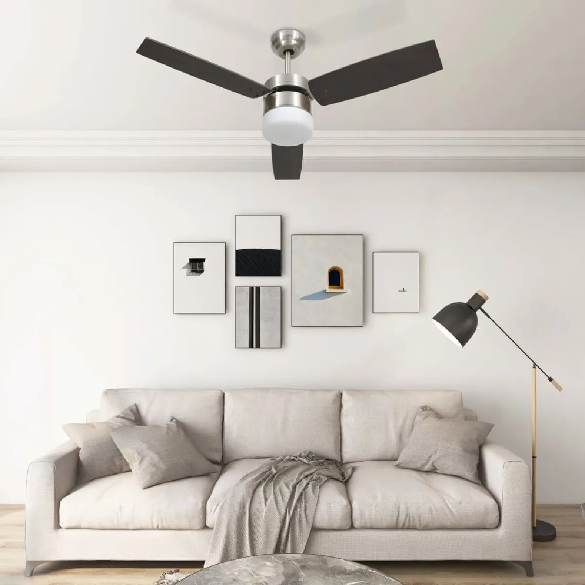vidaXL Ventilateur de plafond 108 cm