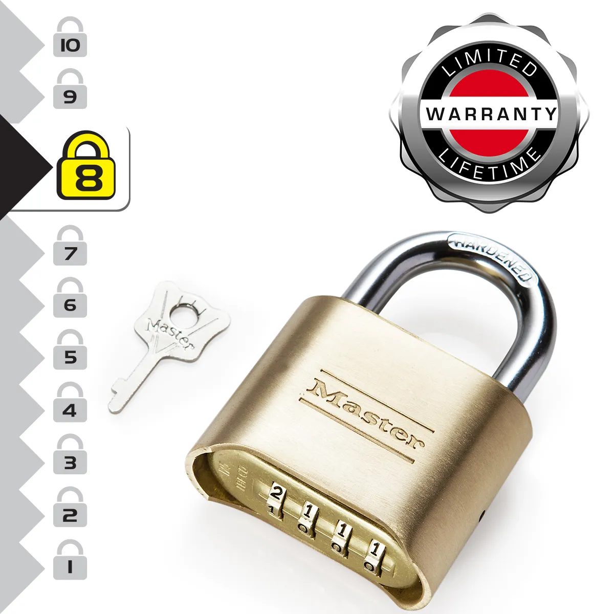 Master Lock Cadenas 175Eurd - 51 Mm