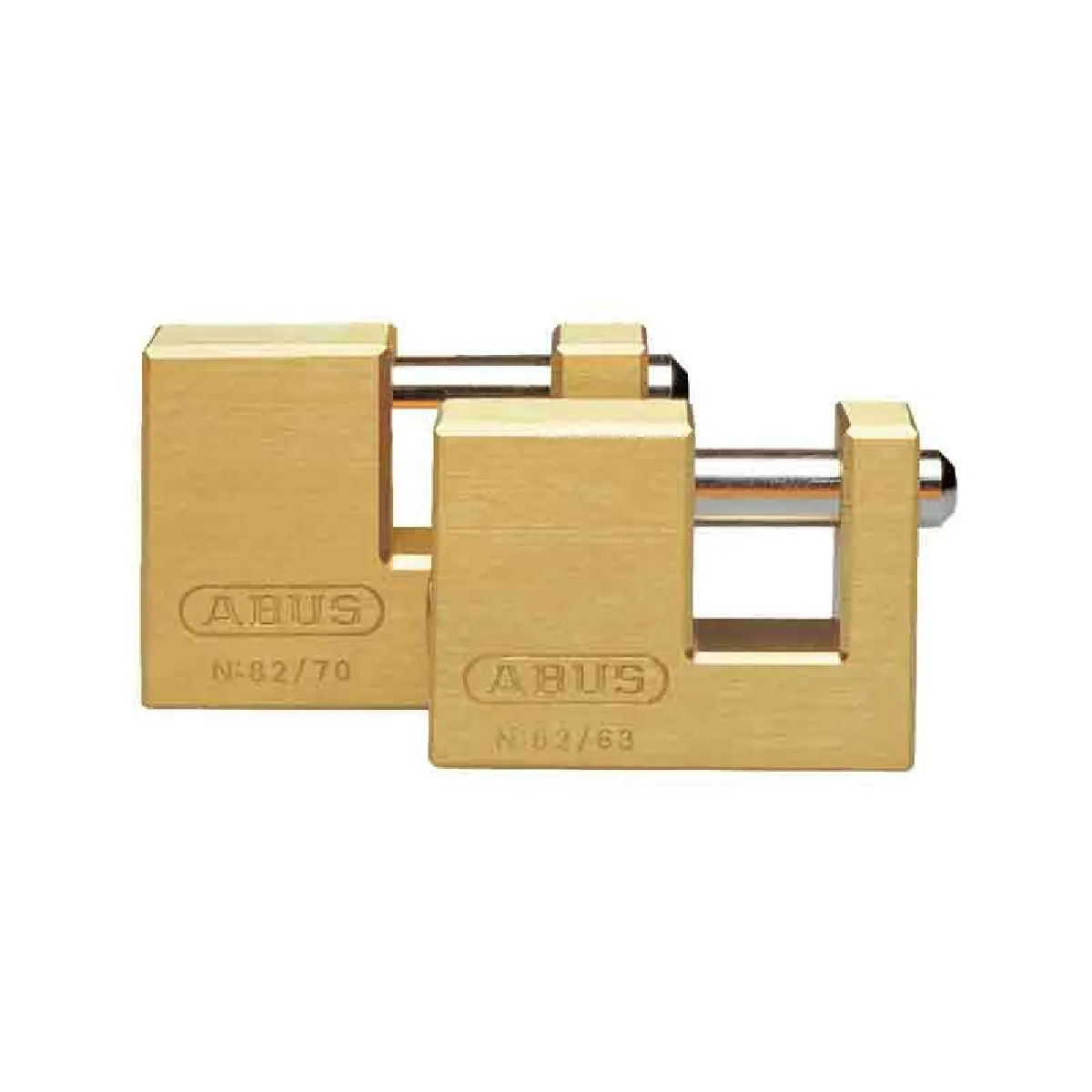 Generique Abus - Cadenas Laiton De Sureté Rectangulaire - 63 Mm - Image 2
