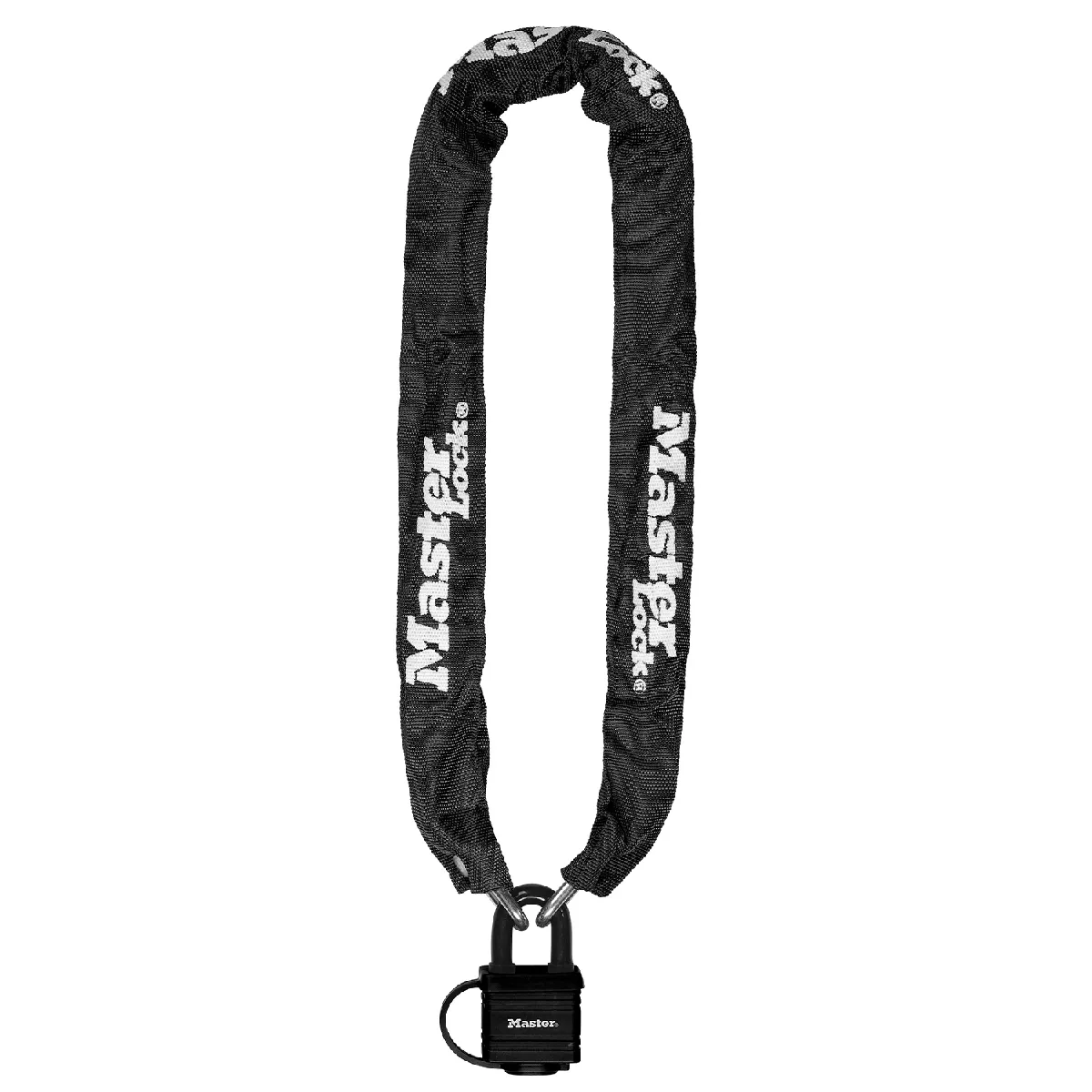 Master Lock Noir Chane En Acier Cment D'une Longueur De 90Cm X 6Mm Avec Cadenas En Acier Lamin De 40Mm ; - Neuf - Image 3
