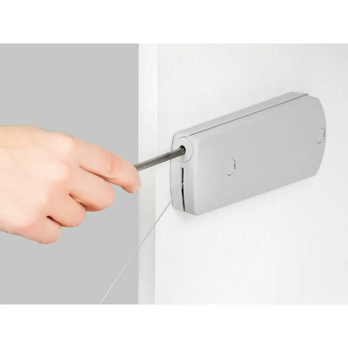 EMUCA - Mécanisme pour porte abattant Microwinch - 6 kg - Gris - Image 3