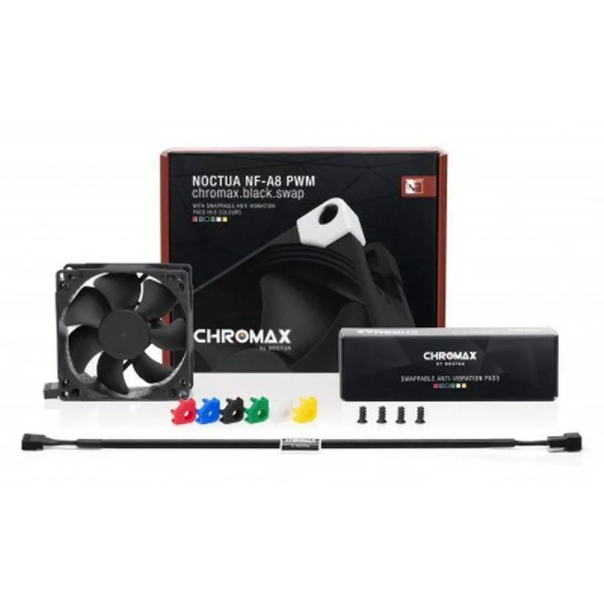Nf-a8 pwm chromax.black.swap fan - 80mm NF-A8 PWM CH.BK.S