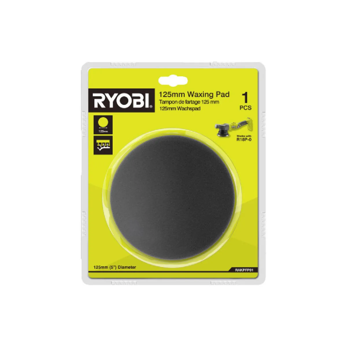 Ryobi Disque de finition pour polisseuse Ø125 mm