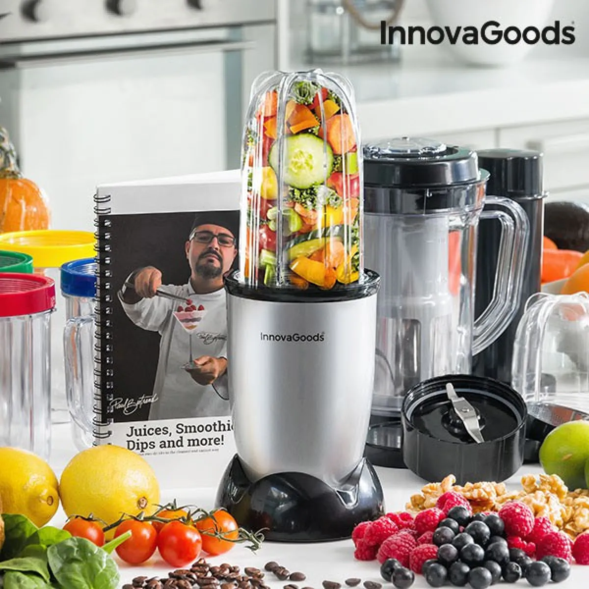 Totalcadeau Gris Blender Mixeur