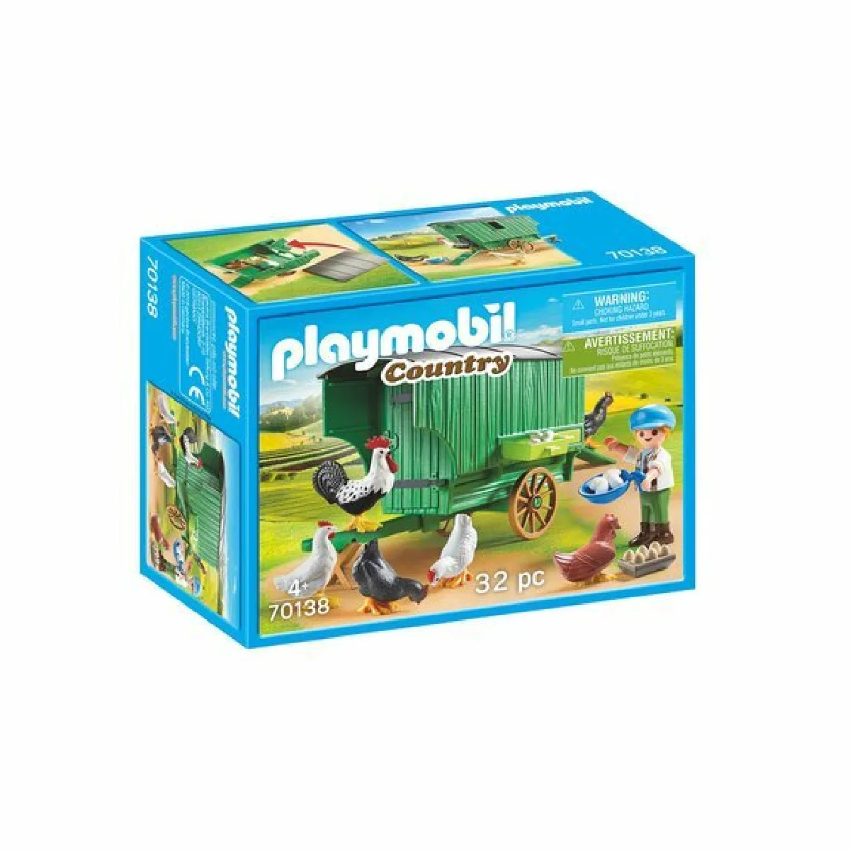 Playmobil® Enfant Et Poulailler 70138