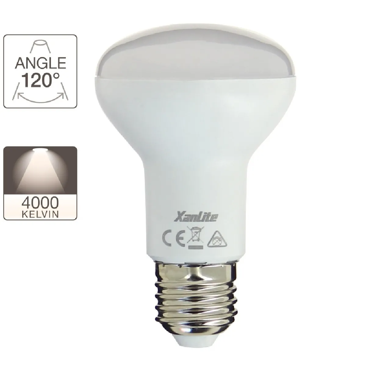 Xanlite Blanc Ampoule Led R63 E27