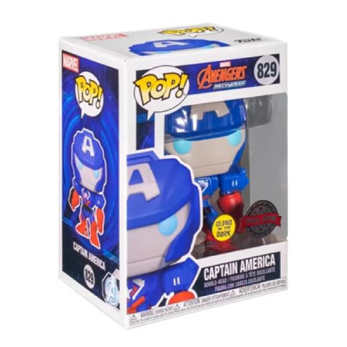 Comparer les prix de Funko Figurine Pop Avengers Captain America