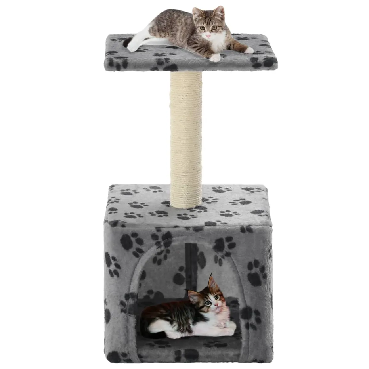 vidaXL Arbre à chat avec griffoirs Motif pattes - vue 2