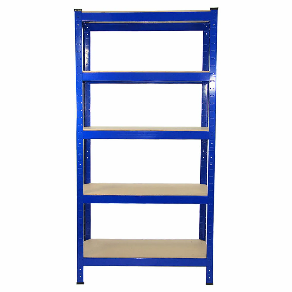 MonsterShop - Rayonnage T-RAX - Étagère de Rangement Garage - 75 x 150 x 30 cm - Bleu - Image 2