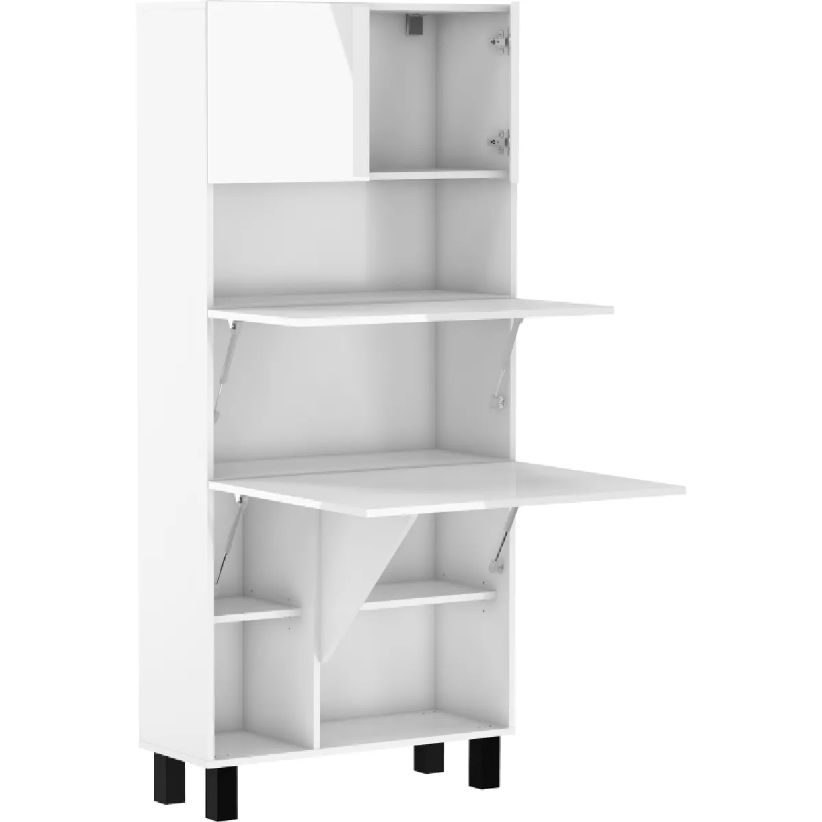 Bim_Furniture Armoire Convertible Homi Blanc Mat Bim_Furniture Armoire Convertible Homi Blanc Mat