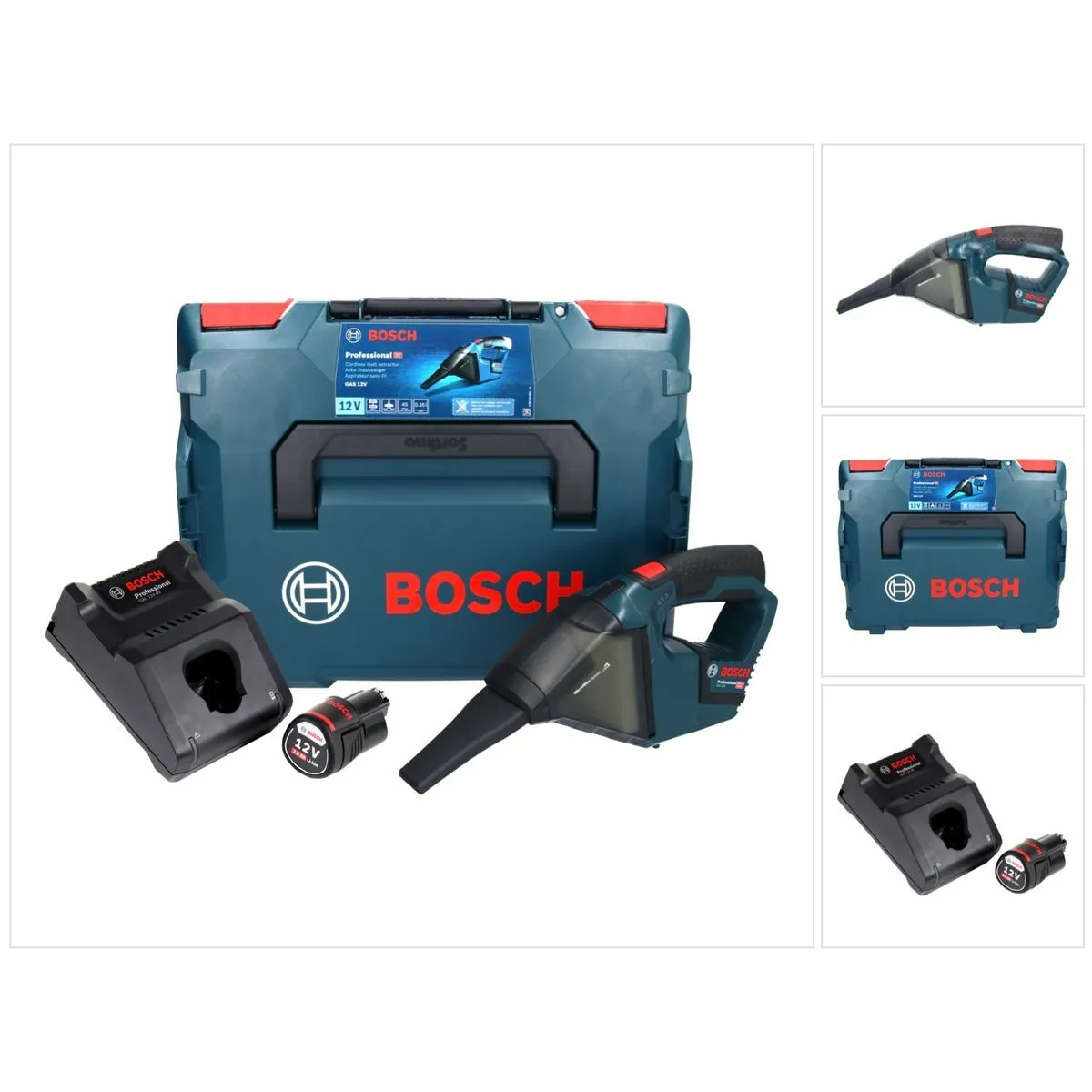 Aspirateur À Main Bosch GAS 12V Professional – Sans Fil, Compact, 12V