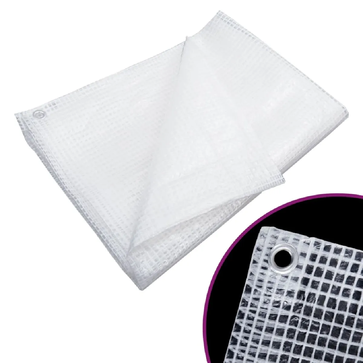 Vidaxl Bâche de Gaze - 140 g/m² - 4x8 m