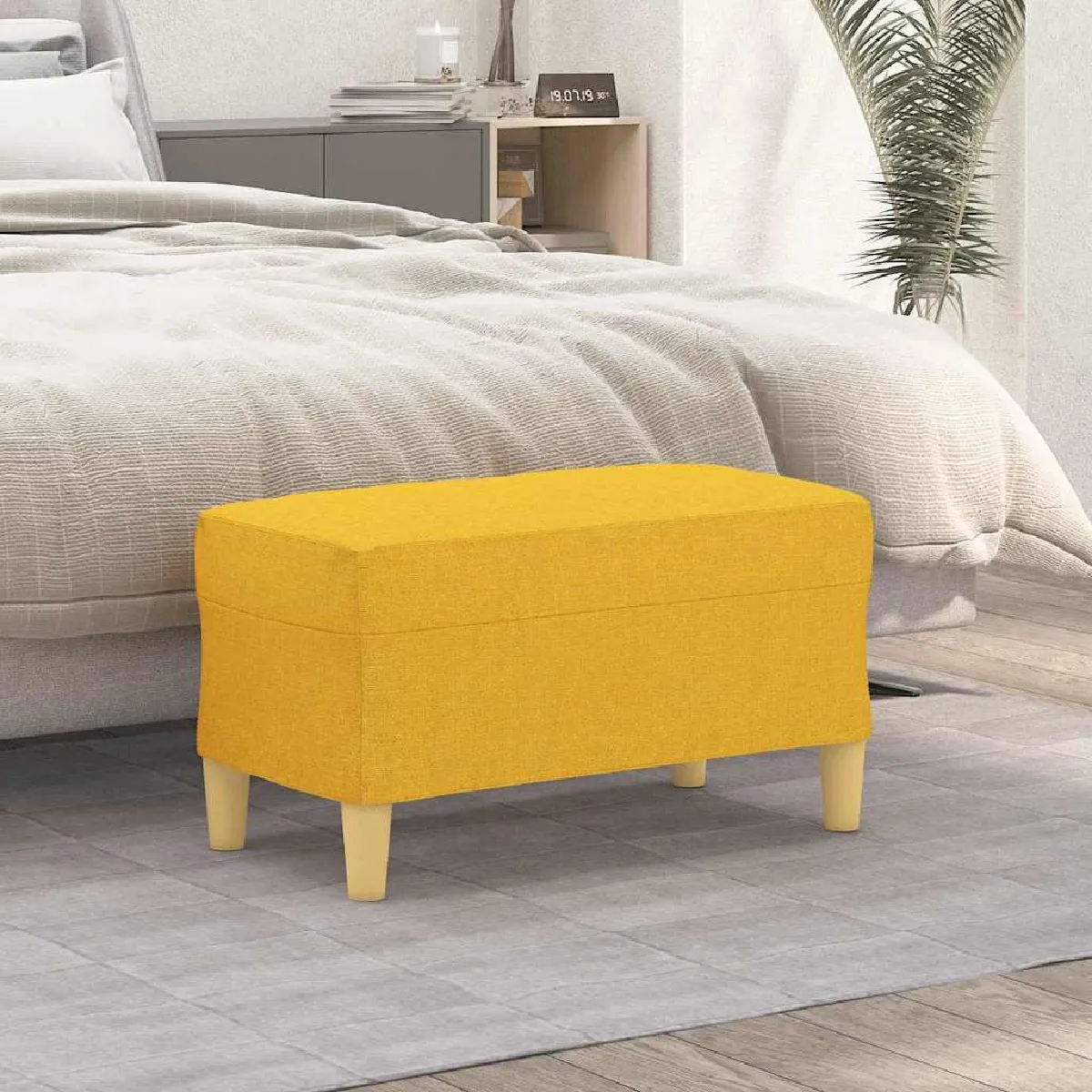 Vidaxl Jaune/Clair Banc