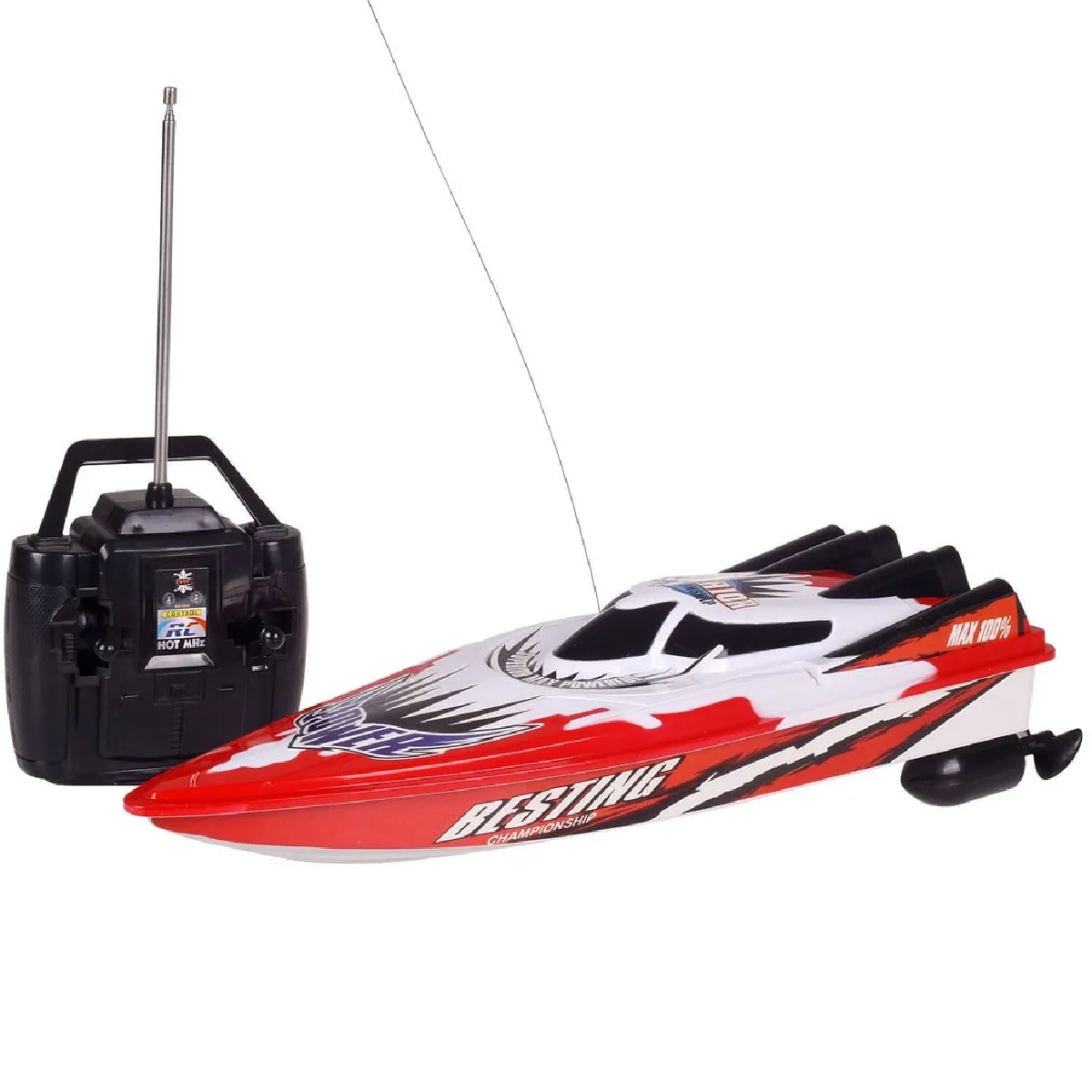 RC Racing Bateau - Rouge
