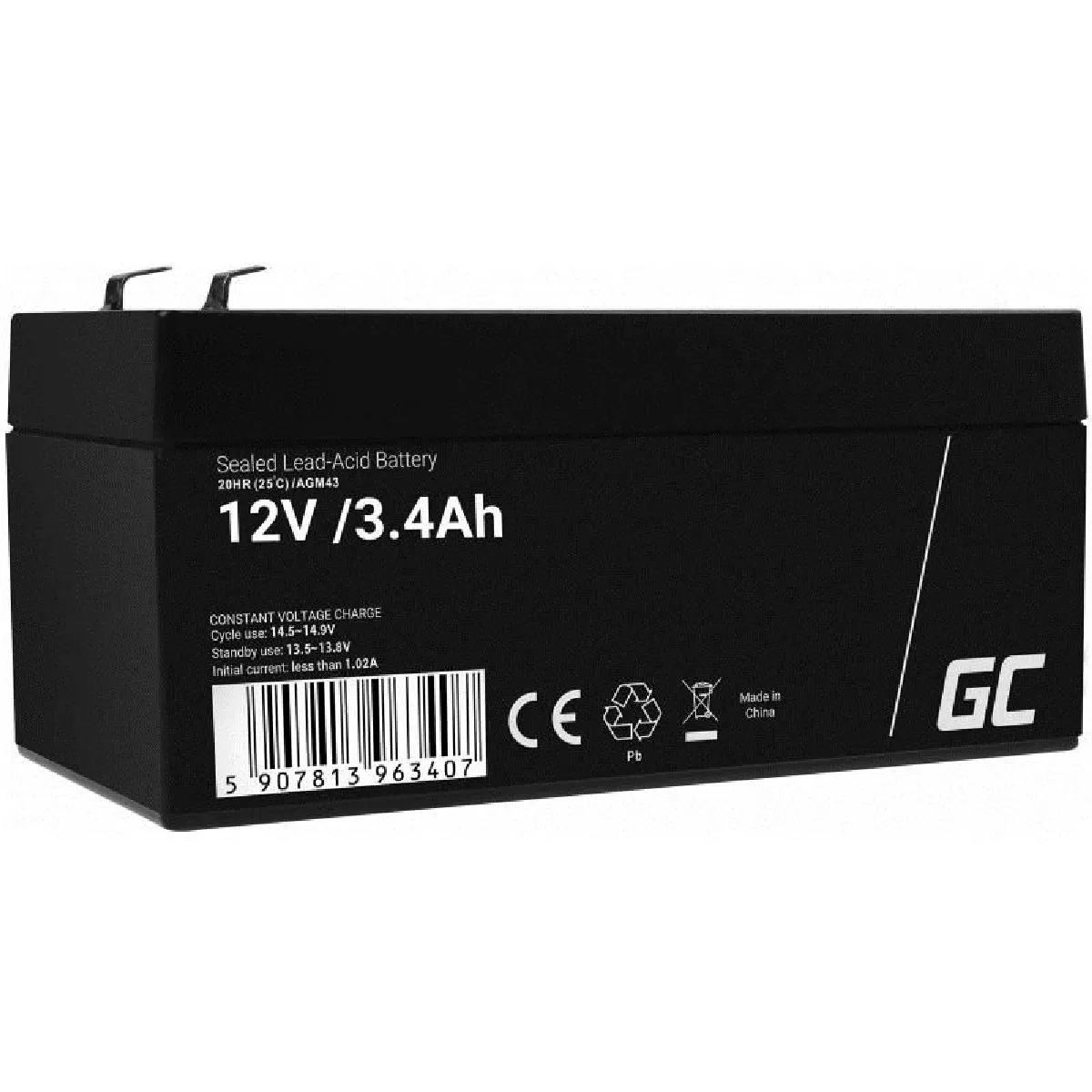 Générique Batterie Agm 12 V Pour Modélisme Rc