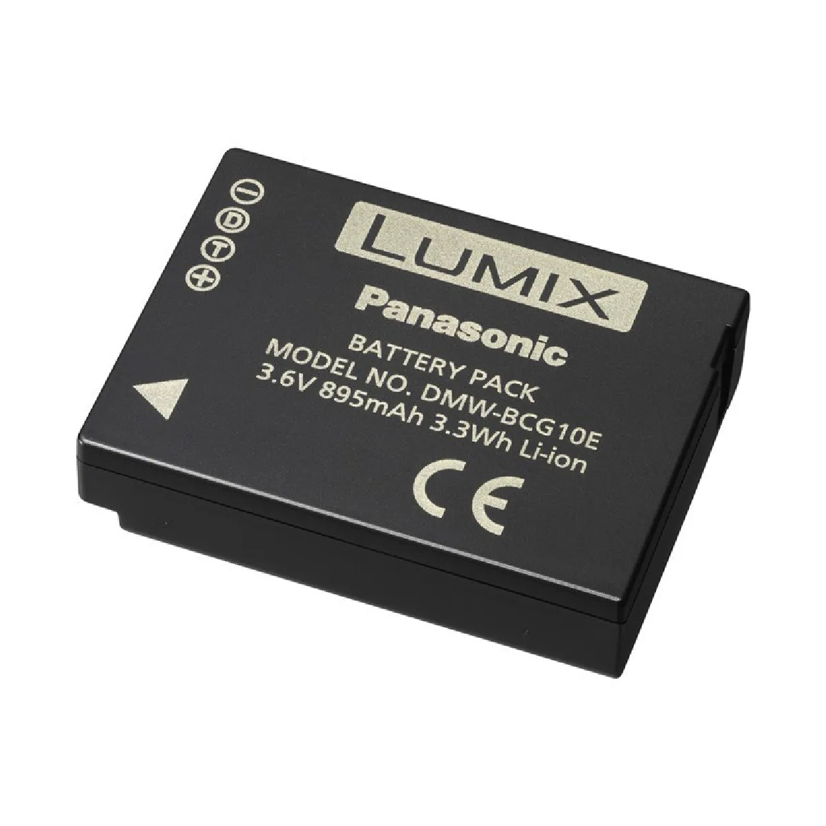 Batterie Panasonic DMW-BCG10E – 3.6V, 895mAh, Compatible Lumix TZ