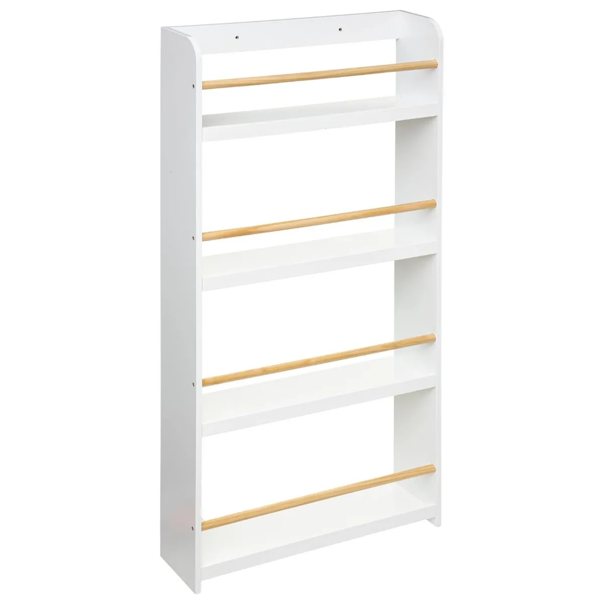 Atmosphera Biblioth&egrave;que 4 &eacute;tag&egrave;res - Blanc
