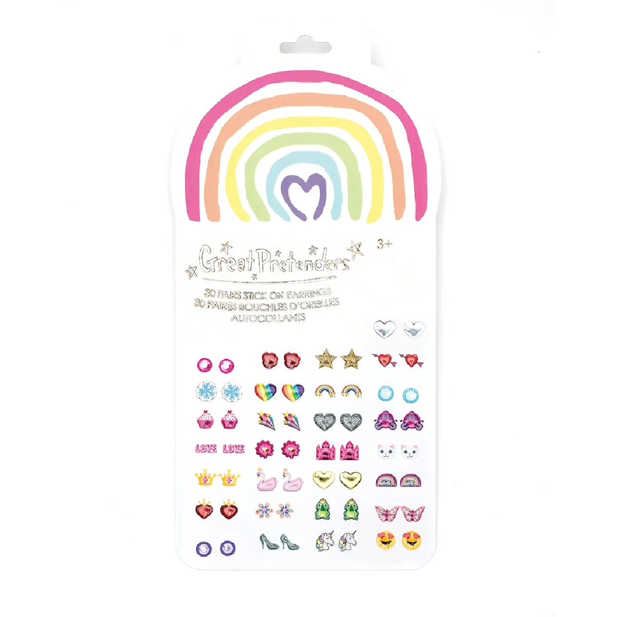 Great Pretenders Set Boucles d'Oreilles Rainbow Love Great Pretenders Set Boucles d'Oreilles Rainbow Love